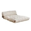 Atelier del Sofa 2-Seat Sofa-Bed Fold Teddy 2 - Cream Cream