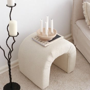 Pouffe Nu Teddy - Cream Cream