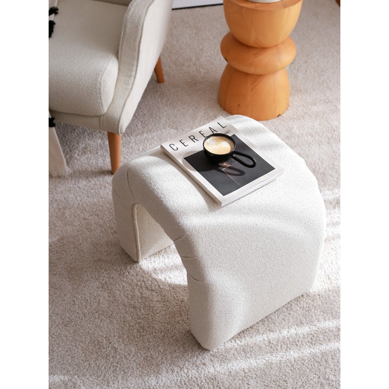Atelier del Sofa Pouffe Nu Teddy - Cream Cream