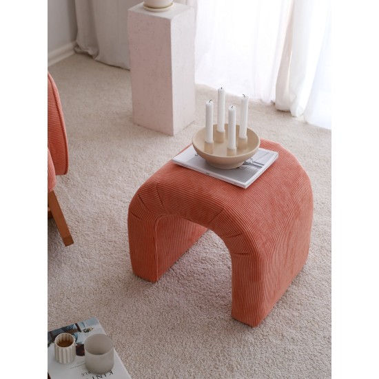 Atelier del Sofa Pouffe Nu - Coral Coral