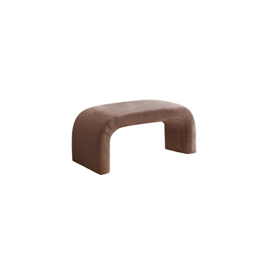 Pouffe Nu Bench - Brown Brown Atelier del Sofa Pouffe Nu Bench - Brown Brown