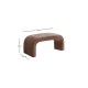Pouffe Nu Bench - Brown Brown Atelier del Sofa Pouffe Nu Bench - Brown Brown