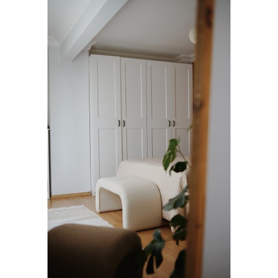 Atelier del Sofa Pouffe Nu Bench - White White