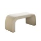 Atelier del Sofa Pouffe Nu Bench - White White
