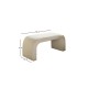 Atelier del Sofa Pouffe Nu Bench - White White