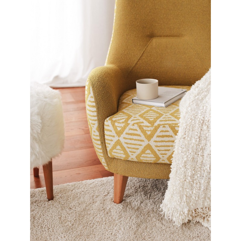Wing Chair Aztek - Yellow Yellow