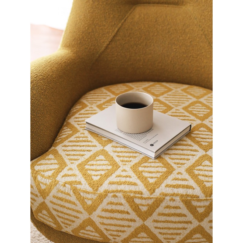 Wing Chair Aztek - Yellow Yellow