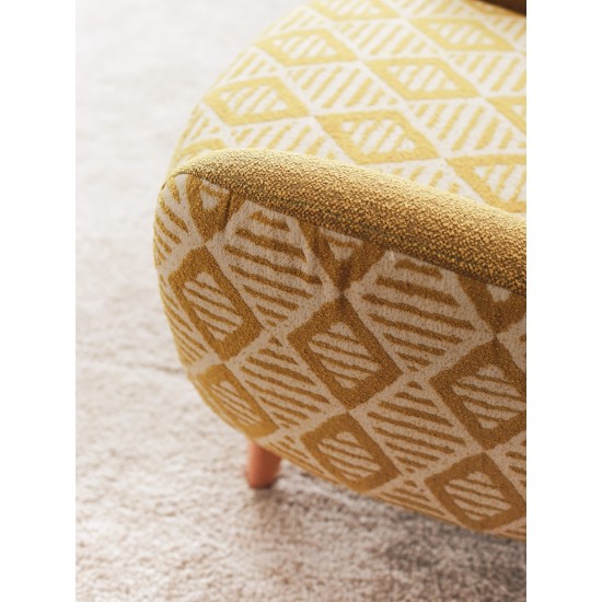 Wing Chair Aztek - Yellow Yellow