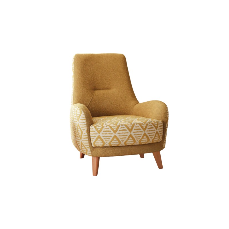 Wing Chair Aztek - Yellow Yellow