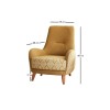 Wing Chair Aztek - Yellow Yellow