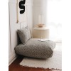 Atelier del Sofa Cushion Dokuma - Zikzak Grey Grey
