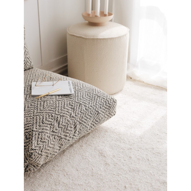 Atelier del Sofa Cushion Dokuma - Zikzak Grey Grey