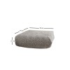 Atelier del Sofa Cushion Dokuma - Zikzak Grey Grey