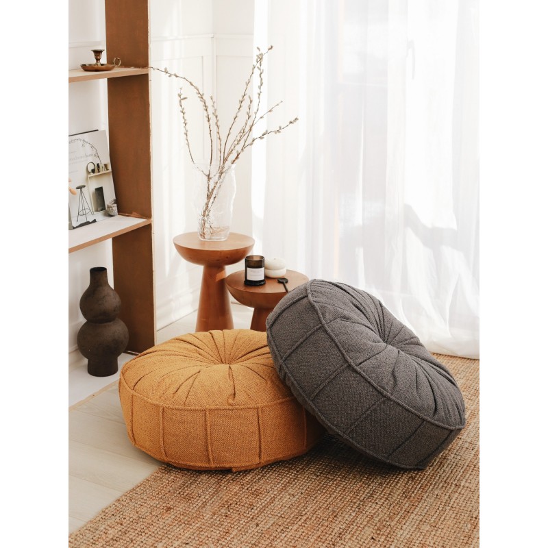 Atelier del Sofa Cushion Vintage - Anthracite Anthracite