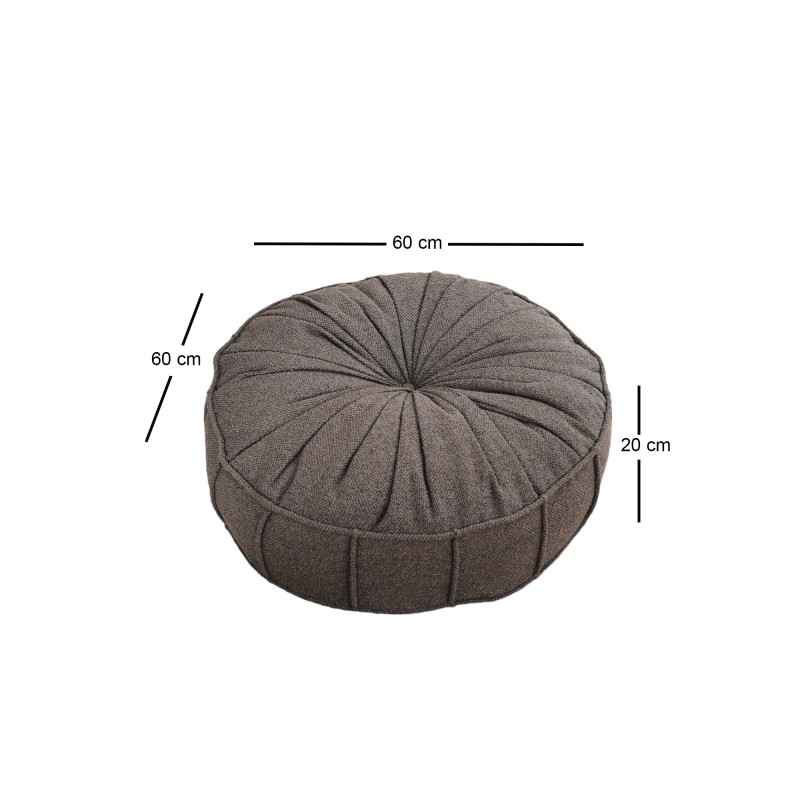 Atelier del Sofa Cushion Vintage - Anthracite Anthracite