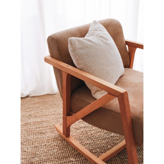 Wing Chair Nini Sallanan - Camel Camel Atelier del Sofa Wing Chair Nini Sallanan - Camel Camel