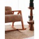Wing Chair Nini Sallanan - Camel Camel Atelier del Sofa Wing Chair Nini Sallanan - Camel Camel