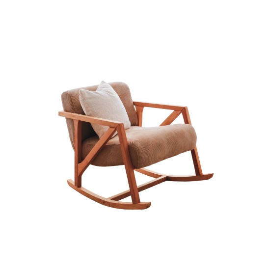 Wing Chair Nini Sallanan - Camel Camel Atelier del Sofa Wing Chair Nini Sallanan - Camel Camel