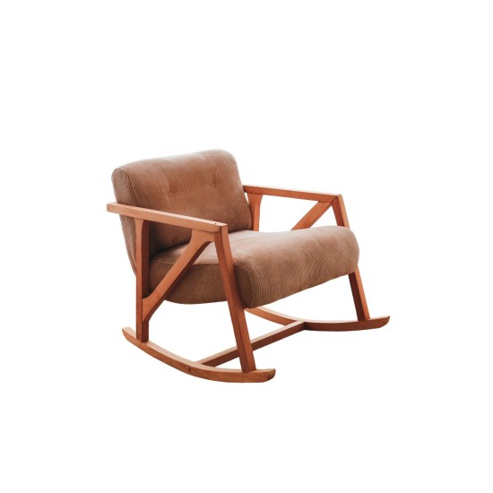 Wing Chair Nini Sallanan - Camel Camel Atelier del Sofa Wing Chair Nini Sallanan - Camel Camel