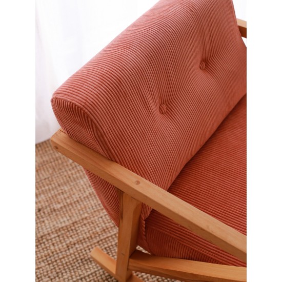 Wing Chair Nini Sallanan - Vermilion Vermilion Atelier del Sofa Wing Chair Nini Sallanan - Vermilion Vermilion