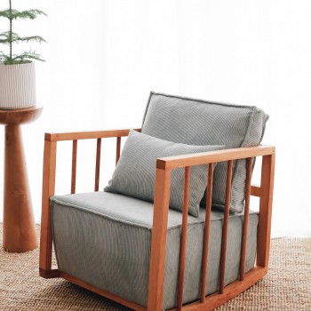 Wing Chair Sallanan - Blue Blue