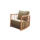 Wing Chair Sallanan - Khaki Khaki Wing Chair Sallanan - Khaki Khaki