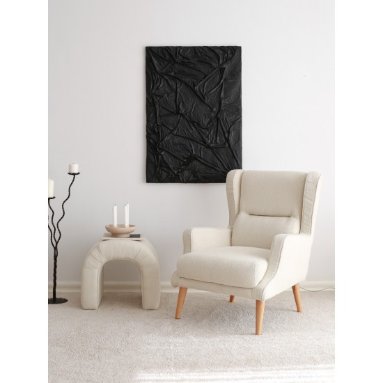 Wing Chair Klam - Cream Cream