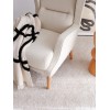 Wing Chair Klam - Cream Cream