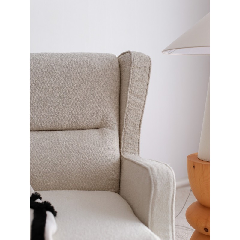 Wing Chair Klam - Cream Cream