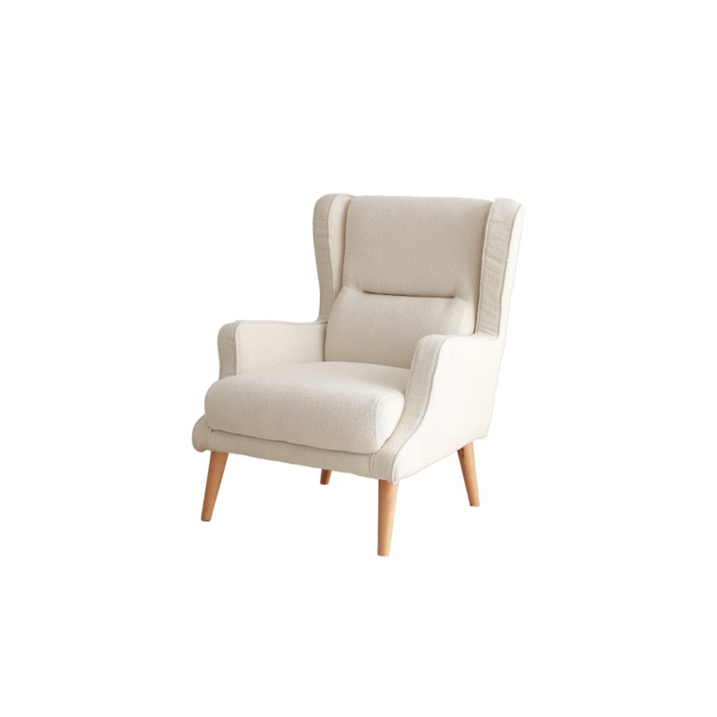 Wing Chair Klam - Cream Cream