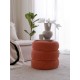 Pouffe Boum - Vermilion Coral Atelier del Sofa Pouffe Boum - Vermilion Coral