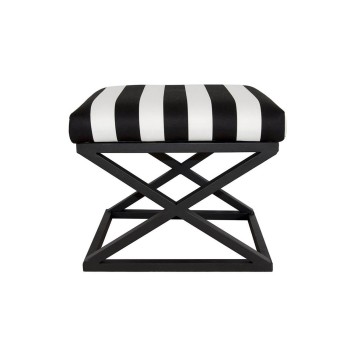 Pouffe Capraz - Black, White Black
White
