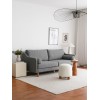 3-Seat Sofa Nordi 3 Seater Wood - Grey Grey