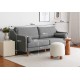 3-Seat Sofa Nordi 3 Seater Wood - Grey Grey