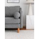 3-Seat Sofa Nordi 3 Seater Wood - Grey Grey