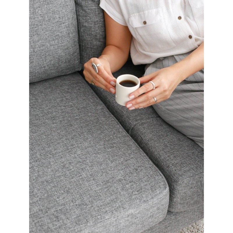 3-Seat Sofa Nordi 3 Seater Wood - Grey Grey