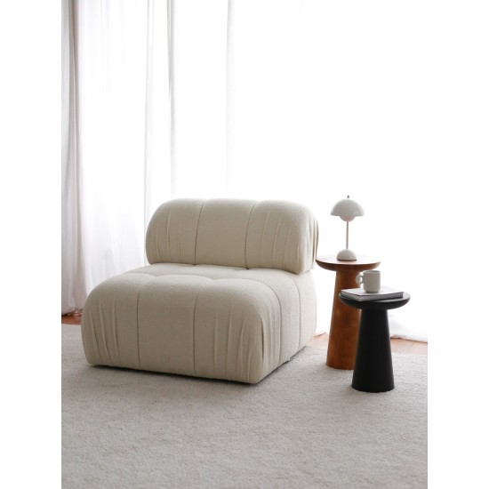 Wing Chair Soli - White White Wing Chair Soli - White White