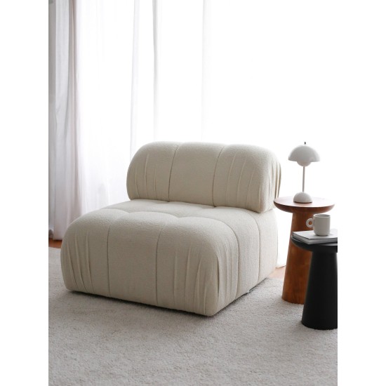 Wing Chair Soli - White White Wing Chair Soli - White White