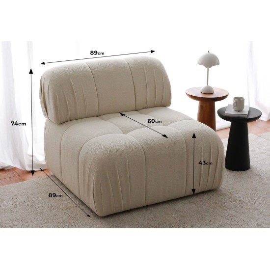 Wing Chair Soli - White White Wing Chair Soli - White White