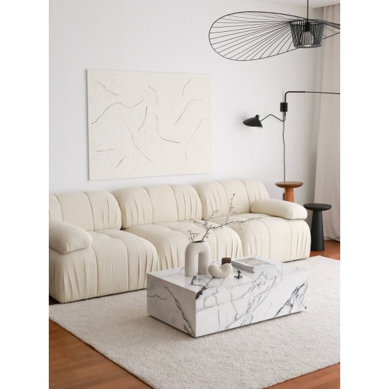 3-Seat Sofa Soli 3 Seater - White White 3-Seat Sofa Soli 3 Seater - White White