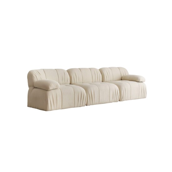 3-Seat Sofa Soli 3 Seater - White White 3-Seat Sofa Soli 3 Seater - White White