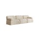 3-Seat Sofa Soli 3 Seater - White White 3-Seat Sofa Soli 3 Seater - White White