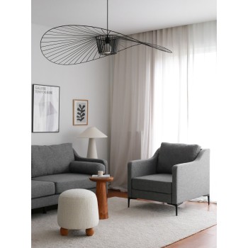 3-Seat Sofa Nordi 3 Seater Metal - Grey Grey