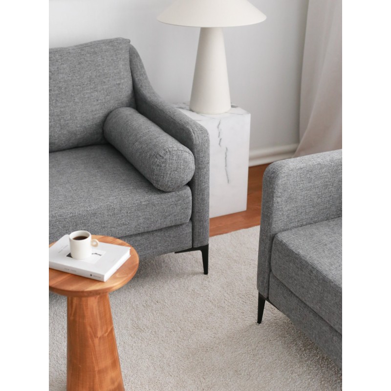 3-Seat Sofa Nordi 3 Seater Metal - Grey Grey