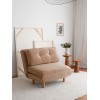 1-Seat Sofa-Bed Foldy - Brown Brown