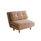 1-Seat Sofa-Bed Foldy - Brown Brown 1-Seat Sofa-Bed Foldy - Brown Brown