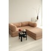Corner Sofa-Bed Nook - Brown - v1 Brown