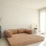 Corner Sofa-Bed Nook - Brown - v1 Brown