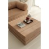 Corner Sofa-Bed Nook - Brown - v1 Brown