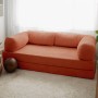 3-Seat Sofa-Bed Nook - Pomegranate Flower Vermilion